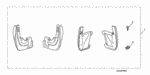 8P09S0400004 - Accessory Components: NUT, SPRING (5MM) for Acura Image
