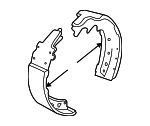 4883833AA - Brakes: Brake Shoes for Chrysler: Grand Voyager, Town &amp; Country, Voyager | Dodge: Caravan, Grand Caravan Image
