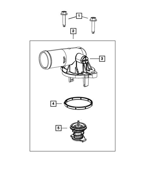 Water Pump and Related Parts for 2020 Jeep Cherokee #1