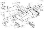 2228859301 - Attachment Parts: Trim, Bumper for Mercedes-Benz Image