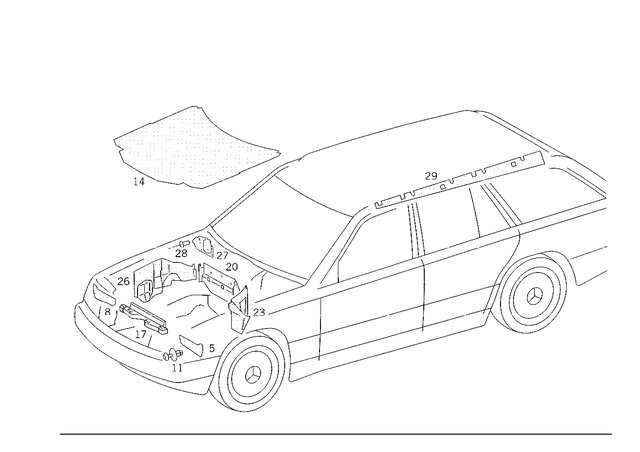 1246820198 - Panelling: Seal for Mercedes-Benz Image image