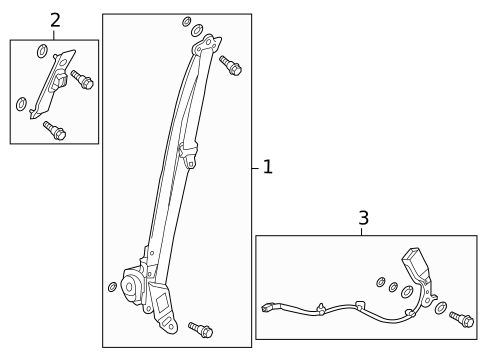 Seat Belt for 2014 Honda Accord #0