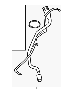 16117277672 - Fuel System: Fuel Tank Filler Neck for BMW: 640i, 640i Gran Coupe, 640i xDrive, 640i xDrive Gran Coupe, 640i xDrive Gran Turismo, 650i, 650i Gran Coupe, 650i xDrive, 650i xDrive Gran Coupe, Alpina B6 xDrive Gran Coupe, M6, M6 Gran Coupe Image