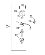 R4740339AB - Electrical: Engine Distributor for Mopar Image