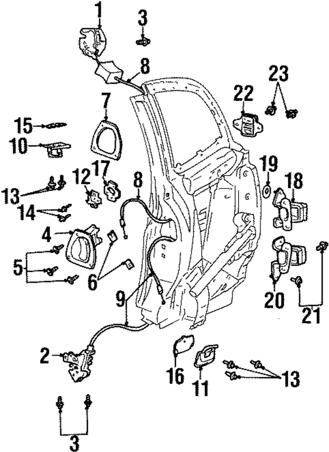 11518015 - : Door Check Screw for GM Image