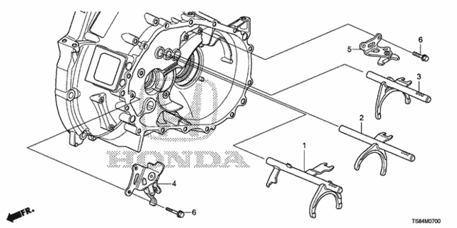 MT Shift Fork (1.8L) for 2012 Honda Civic #0