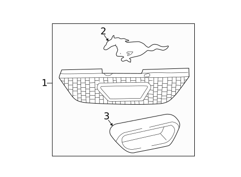 Grille & Components for 2004 Ford Mustang #0