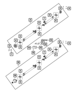 5146488AE - Rear Axle; American Axle 292 MM Dual Rear Wheels; Differential and Drive Line: Drive Shaft for Ram: 2500, 3500 Image