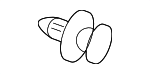 10053182 - Body: Fender Liner Clip for GM Image