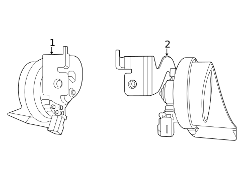 Horn for 2025 Ford Mustang Mach-E #0