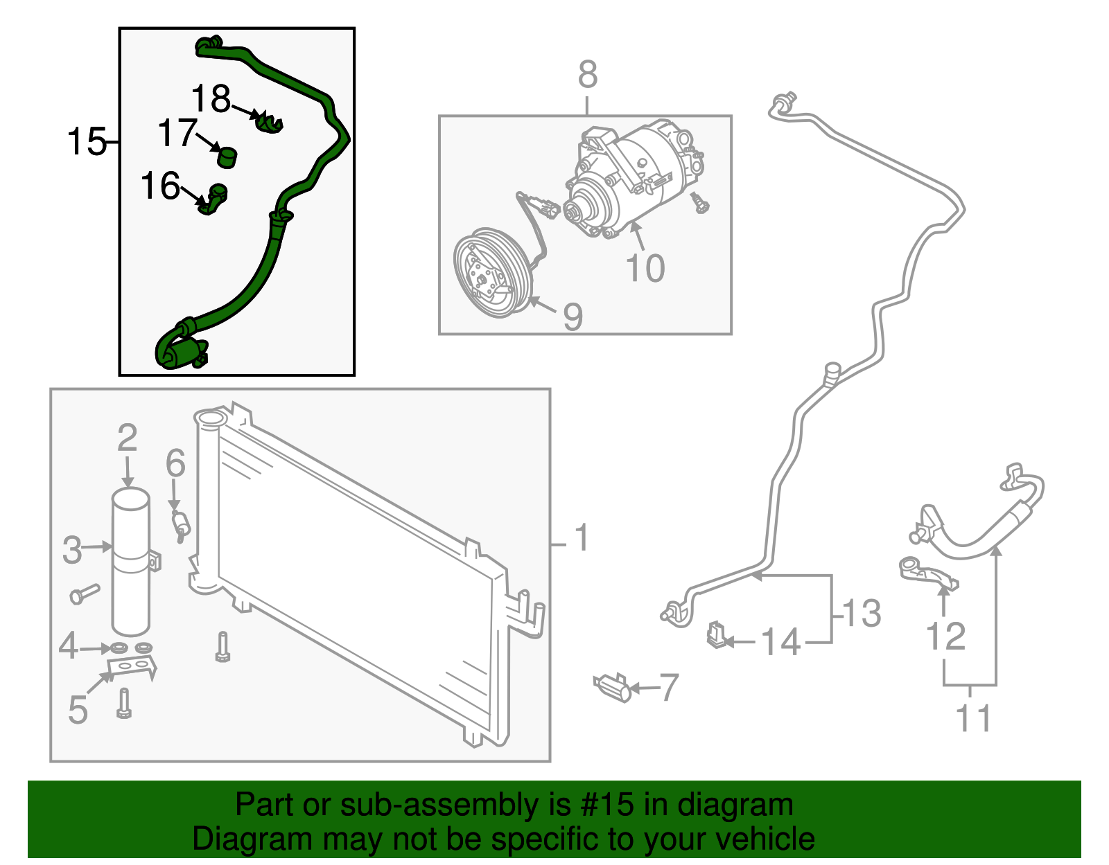Return Line Assembly - Nissan (92450-EV00A)