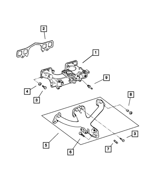 Manifolds for 2002 Dodge Dakota #0