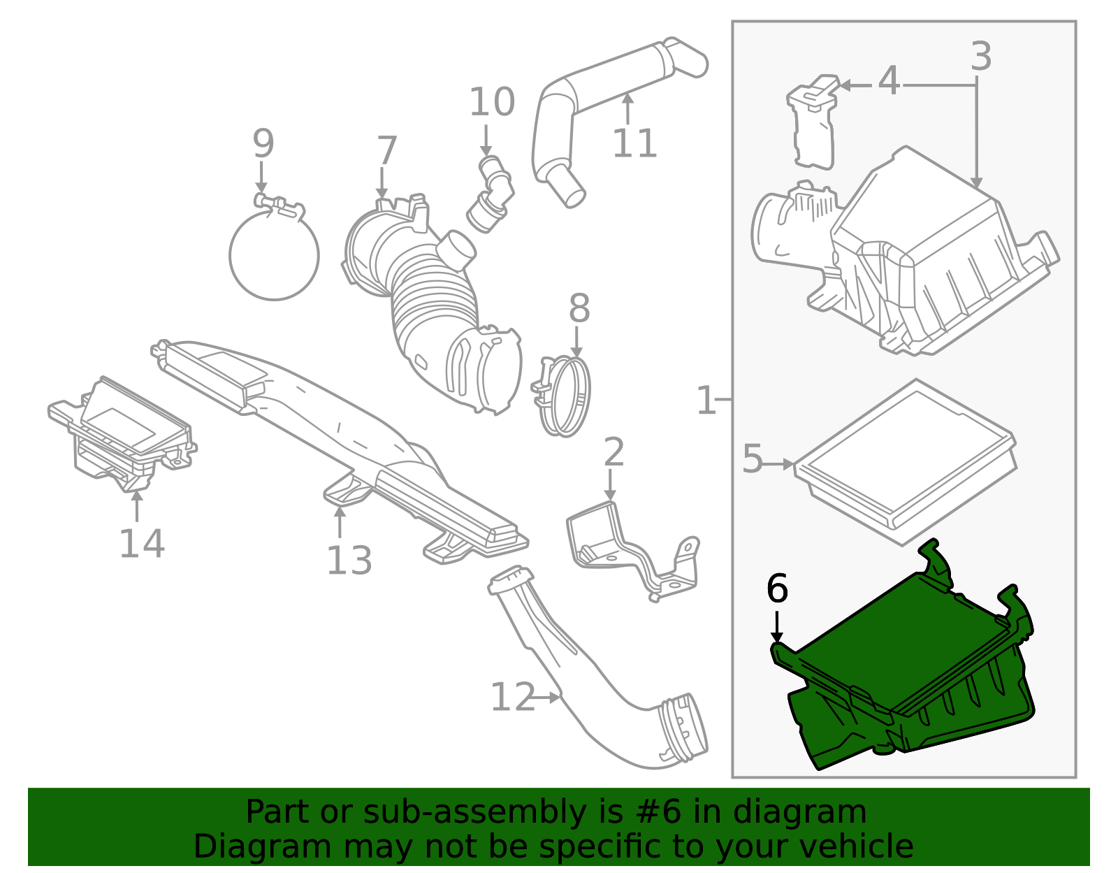 2023-2026 Toyota Corolla Cross Air Filter Housing 17701-F2130 | OEM ...
