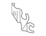 80A611845H - Brakes: Brake Hose Bracket for Audi Image