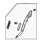 6255250150E9 - Body: Lower Quarter Trim for Lexus: LS500 Image