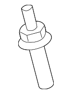 31409297 - Electrical: Lower Housing Stud for Volvo: S60, S90, V60, V60 Cross Country, V90, V90 Cross Country, XC60, XC90 Image