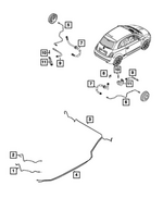 68656019AA - Brakes: Brake Tube for Mopar Image