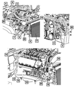 4861553AC - Air Conditioners and Heaters: Push Pin for Mopar Image