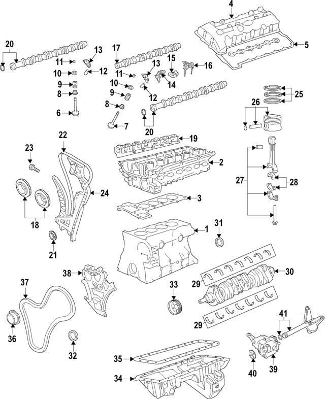 11417624135 - Engine: Engine Oil Pump for BMW: 230i, 230i xDrive, 330e, 330i, 330i GT xDrive, 330i xDrive, 430i, 430i Gran Coupe, 430i xDrive, 430i xDrive Gran Coupe, 530e, 530e xDrive, 530i, 530i xDrive, 540i, 740e xDrive, X1, X2, X3, X4 Image