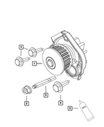 6106023AA - Cooling: Nut And Washer for Mopar Image