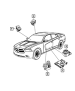 56042387 - Electrical: Adjustable Pedals Switch for Mopar Image