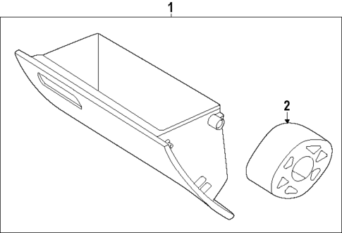 Glove Box for 2025 Hyundai Santa Cruz #0