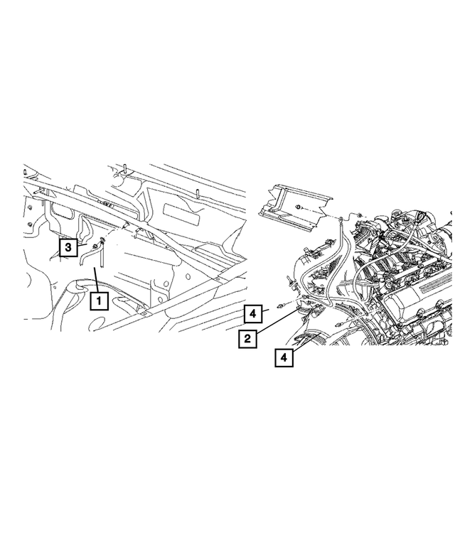 56038554AB - Electrical: Ground Strap for Jeep: Liberty Image