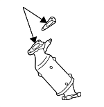 208A04S525 - : Catalytic Converter for Nissan: Frontier, Xterra Image