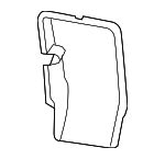 55351269AB - Electrical: Seat Belt Retractor Cover for Mopar Image