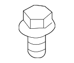 6507855AA - Electrical: Buckle End Bolt for Mopar Image
