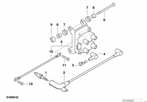 Ignition Wire, Spark Plugs for 2002 BMW-Motorrad K 1200 RS #0