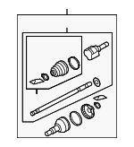 12778059 - : Drive Axle Shaft for Saab: 9-3 Image