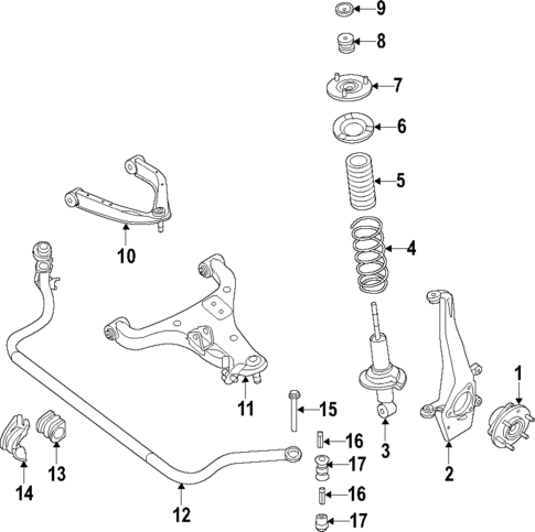 Upper Control Arm for 2020 Nissan NV1500 #0