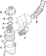 MD118127 - Fuel System: Air Flow Sensor for Dodge: Raider, Ram 50 Image