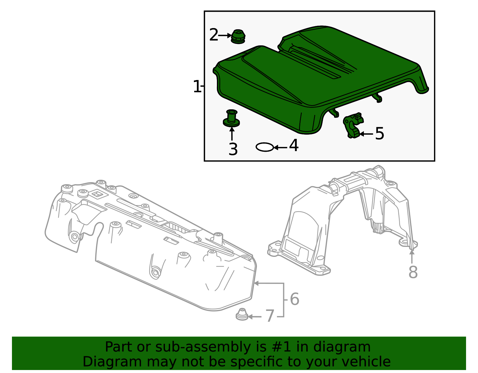 2023-2026 GM Engine Cover 12737532 GM | GMPartsDirect.com