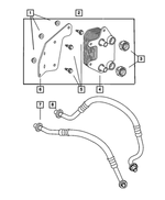 5290412AC - : Engine Oil Cooler for Mopar Image