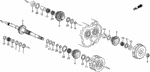 90201PL4000 - Transmission - Automatic: NUT, FLANGE (19MM) for Honda Image
