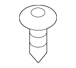 LR092197 - Body: Rear Pillar Trim Retainer for Land Rover: Defender 110, Defender 130, Defender 90, Discovery, Range Rover Velar Image