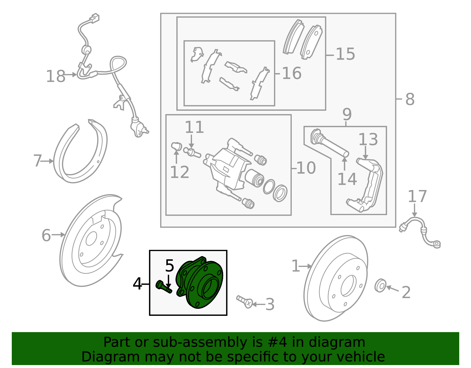 2007-2015 Mazda CX-9 Wheel Bearing And Hub Assembly L206-26-15XB