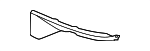 86694L2500 - Body: Lower Molding for Kia Image