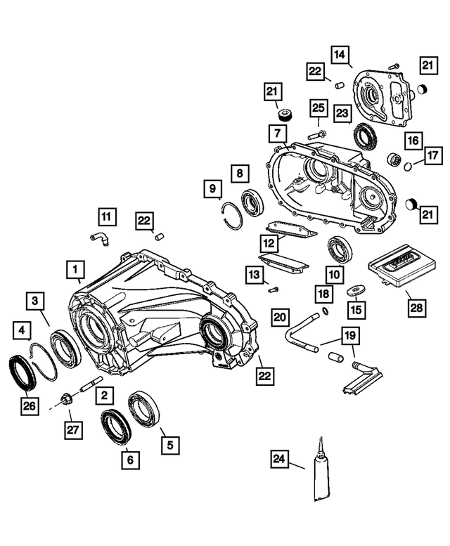 5143982AA - Transfer Case Model 146 [DHB]: Transfer Case Shift Bearing for Mopar Image image