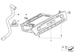 65126923321 - Audio, Navigation, Electronic Systems: Button Left for BMW Image
