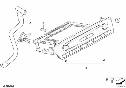 Radio, Multi-Information Display for 2005 BMW Z4 M3.2 #1