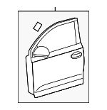 6700152450 - Body: Door Shell for Scion: xD Image