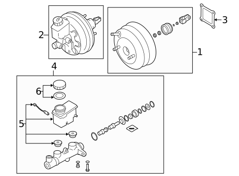 Master Cylinder - Components On Dash Panel for 2004 Suzuki Verona #0