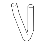 LF6613680 - Emission System: Hose for Mazda Image