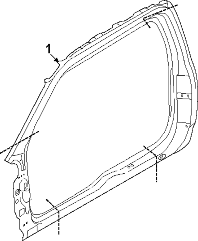 PC3Z28211A10A - Body: Aperture Panel for Ford: F-250 Super Duty, F-350 Super Duty Image