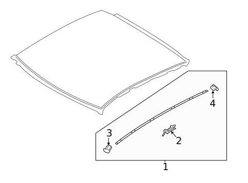 Exterior Trim - Roof for 2012 Hyundai Veloster #0