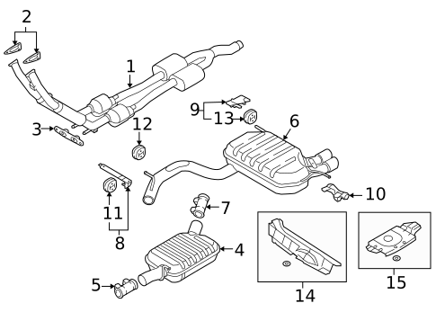 Exhaust Components for 2009 Audi A3 Quattro #0