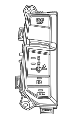 61315B73053 - : Automatic Transmission Shift Cover Plate for BMW: i5 Image